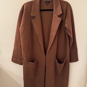 J. Crew oversized long sweater blazer